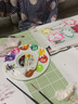 蒙玛特 儿童早教印章海绵笔刷滚筒涂颜料工具 手指画颜料DIY绘画画刷 超值11件套-12色 （含盒/画册/垫布） 实拍图