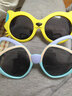 保圣(prosun)儿童太阳镜卡通偏光太阳镜时尚可爱墨镜PK1525 PK1517P03 镜框黄色/镜片灰色 实拍图