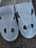 seagebel希洁贝尔无尘洁净电子车间制药微电子实验室防静电四孔鞋帆布四孔鞋防尘鞋防静电工作鞋 白色PU软底 36码 实拍图