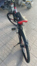EG7山地自行车成人学生变速越野单车双减震赛车26寸青少年男女 三刀【升级减震 轻量铝架】黑红 26寸24速【适合：160-180CM】 实拍图