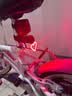 鹏境山地自行车夜行尾灯爱心骨头爆闪装饰信号灯公路车骑行装备警示灯 【心型尾灯】5种亮灯模式 实拍图