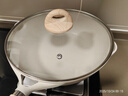 明爵不粘锅炒锅家用麦饭石炒菜锅少油烟平底煎炒锅电磁炉燃气灶通用 炒锅带盖（1-4人） 28cm 实拍图