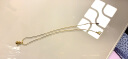 ZSK珠宝黄金项链女蛇骨链足金项链锁骨链女（工费150元） 8.82克45厘米 实拍图
