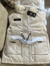 波司登（BOSIDENG）极寒羽绒服鹅绒女款短款连帽大毛领时尚百搭加厚新国标外套 冰花咖9BM4 2XL 180/100A 体重约150-170斤 实拍图