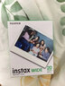 富士胶片FUJIFILMinstax一次成像相纸宽幅五寸胶片wide 300/210/400/evo拍立得相机link wide手机照片打印机相片 白边(20张)含收纳盒+暖橙一刻相册+冰箱贴 实拍图