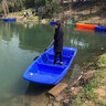 双层牛筋塑料船渔船小船加厚pe钓鱼船塑胶冲锋舟橡皮捕鱼船鱼塘 1.8米船 实拍图