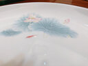 华光国瓷 骨瓷盘子 抗菌餐具碟盘筷勺 中式骨瓷家用餐具 春江水暖 浅碗 1个 9英寸 实拍图