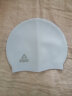 匹克（PEAK）硅胶泳帽 防水护耳舒适长发加大容量泳帽 男女士成人专业训练硅游泳帽YS30102白色 晒单实拍图
