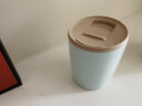 膳魔师（THERMOS）咖啡杯男女办公高颜值日系简约杯子情侣水杯学生杯子TCDP 蔚蓝【304不锈钢内胆】 310ml 实拍图