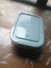 欣美雅（xinmeiya）可微波炉玻璃饭盒分隔耐热玻璃碗带盖密封保鲜盒便当盒餐盒上班族 【岩蓝】1060+1060+640+640ML 实拍图