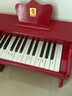 俏娃宝贝（QIAO WA BAO BEI）木质儿童小钢琴玩具女孩电子琴1一3周岁礼物宝宝早教乐器2生日5两 红：真钢琴声木质烤漆钢琴+谱架 实拍图