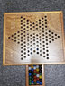 御圣 跳棋玻璃珠跳跳棋大号儿童益智早教启蒙游戏棋成人学生儿童礼物 正方形跳棋盘+【玛瑙珠套装】 实拍图