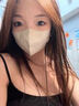 万宝绿成人3D立体防护口罩一次性显脸小高颜值女网红男款莫兰迪彩色口罩 【升级透气款】/六色混搭/独立包装 【30只独立包装】 实拍图