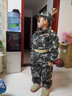 兵童勇士春秋新款女童男童迷彩服套装儿童军训服休闲运动装中大童学生外套 丛林迷彩配五角星帽 140码适合145CM身高 实拍图