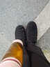 回力一脚蹬男鞋老北京布鞋子男士秋冬季帆布鞋男运动休闲懒人工作板鞋 全黑0510 42 实拍图