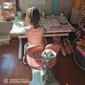 护童学习桌椅小学生可升降书桌写字平板桌套装【超大桌面】家用电脑桌 启梦1米大白桌+正姿椅_红 实拍图