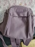 英菲伯爵小双肩包女背包女布包纯色简约尼龙包女迷你时尚休闲出游女士小包 淡紫色 实拍图