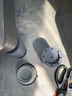 洗衣机防滑垫防震垫家具专用洗衣机脚垫通用固定器防跑神器硅胶减震底座 015款圆形灰色增高8.5cm【4个装】 实拍图