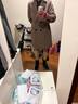 clotho Renniee羊毛呢子大衣女中长款2025年秋冬新款气质女装修身收腰显瘦外套 巧克力版 加厚 M 实拍图