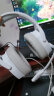 西伯利亚（XIBERIA）V13U游戏耳机头戴式有线USB7.1环绕电竞吃鸡耳机电脑耳机麦克风二合一 冰霜白 实拍图