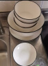 瓷魂 北欧碗碟套装家用简约陶瓷餐具套装盘子碗筷碗盘套装6-8人健康釉下彩微波可用  手提礼盒36头路易 晒单实拍图