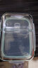 拜杰高硼硅玻璃饭盒上班族饭盒微波炉冰箱保鲜盒长形两隔1000ml 实拍图