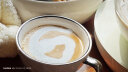 餐将军轻奢高颜值咖啡杯陶瓷北欧风电镀银边精致下午茶咖啡杯碟套装 白色银边咖啡杯配勺子 晒单实拍图