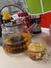 尚明 耐热玻璃家用蒸煮一体茶壶养生带电陶炉煮茶白茶提梁壶烧水茶壶 蒸煮两用壶 800ml 实拍图