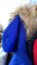 雪中飞男童羽绒服新款中长款中大童洋气加厚大毛领工装儿童羽绒服 宝蓝色 150cm 晒单实拍图