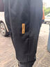 爵少（2件装）冰丝裤子男夏薄宽松休闲运动工作裤速干哈伦束脚九分裤 两件装 黑色+黑色 3XL 135-150斤 实拍图