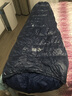 黑冰（BLACKICE）24新款【G系列木乃伊式鹅绒羽绒睡袋】露营保暖抗寒成人羽绒睡袋 藏蓝 G200 M码(新标准) 实拍图