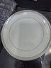 九辰 陶瓷餐具景德镇碗盘碟米饭碗面碗盘子菜盘家用组合碗筷西餐盘 8英寸圆形深盘 实拍图