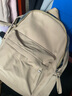丛林鸟 小型书包女原宿ulzzang高中大学生双肩包初中简约女生ins风旅行背包 卡其色 实拍图