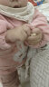 9i9宝宝罩衣防水吃饭衣婴幼儿园画画衣可调节反穿衣长袖围裙A178兔 实拍图