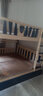 欧梵森实木儿童床上下铺成人床美式床上下床松木高低床双人床儿童家具 直梯款 上铺1.8米*下铺1.8米 实拍图