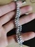 多多洛 霸气龙骨链项链男钛钢时尚日韩版粗长款配链潮人饰品 龙骨链（粗4mm长60cm） 实拍图