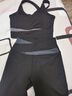 简拉熊 运动文胸内衣女瑜伽服文胸健身服防震高强度跑步防下垂运动背心 星耀黑M码【85-110斤】 实拍图
