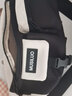 牧瑾 胸包男斜挎包女韩版潮流ins轻便运动腰包学生休闲单肩斜背包 黑白配色（带宇航员挂件） 实拍图