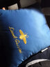 南极人汽车抱枕被子两用车载抱枕被子二合一午睡枕头抱枕毯沙发靠枕垫  枫叶-孔雀蓝【全棉面料】 40cm*40cm 小号（打开105*150） 实拍图