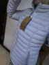 迪卡侬（DECATHLON）短款羽绒服轻薄薄外套户外运动保暖内胆排骨羽绒服TREK100 女款-浅灰色-立领 S 实拍图