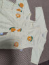 aqpa[2件装]新生婴儿连体哈衣春秋纯棉衣服男女宝宝哈衣和尚服0-6月 小橘子（2件装） 59cm 实拍图