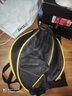马布里篮球包双肩篮球袋加厚防水耐用成人儿童背包球包训练包桶包束口 黑黄色双肩-运动球包 实拍图