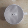 卡丽塔（Kalita）日本进口kalita卡丽塔咖啡壶套装滤杯陶瓷过滤器滴漏式滤纸分享壶 102白色咖啡滤杯 实拍图