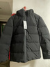 雅鹿羽绒服男短款【鹅绒】连帽加厚保暖韩版纯色防寒冬装羽绒外套 黑色 可拆卸帽子|鹅绒填充 XL (180) 130-145斤 实拍图