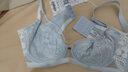 奶糖派微甜兔耳款全罩杯防凸点蕾丝显瘦内衣女大胸显小大码文胸送女友 海盐椰奶 【防凸兔耳杯】 85D 实拍图