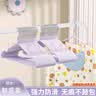 友纳儿童衣架小衣架宝宝婴儿专用晾衣架家用新生婴幼儿小孩挂衣衣服架 无痕防滑无异味【魅惑紫】 30支装 实拍图