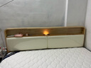EON HOME床 北欧实木床双人床主卧储物大婚床夜灯充电软靠床 软靠床+20cm乳胶弹簧床垫 1.8*2.0米(大板框架款) 实拍图