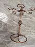 欧式铁艺红酒杯架 酒杯杯架 倒挂高脚杯架时尚古铜色杯架 实拍图