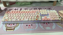 机械革命（MECHREVO）机械革命 耀·K330机械键盘 有线键盘 游戏键盘 104键混彩背光键盘 全键无冲 电脑键盘蓝白色 茶轴 实拍图