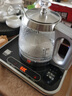 智能全自动手柄上水电热水壶 玻璃功夫茶具器炉烧水壶 泡茶电磁炉电茶壶茶盘茶台煮水炉 黑色-桶装水 实拍图